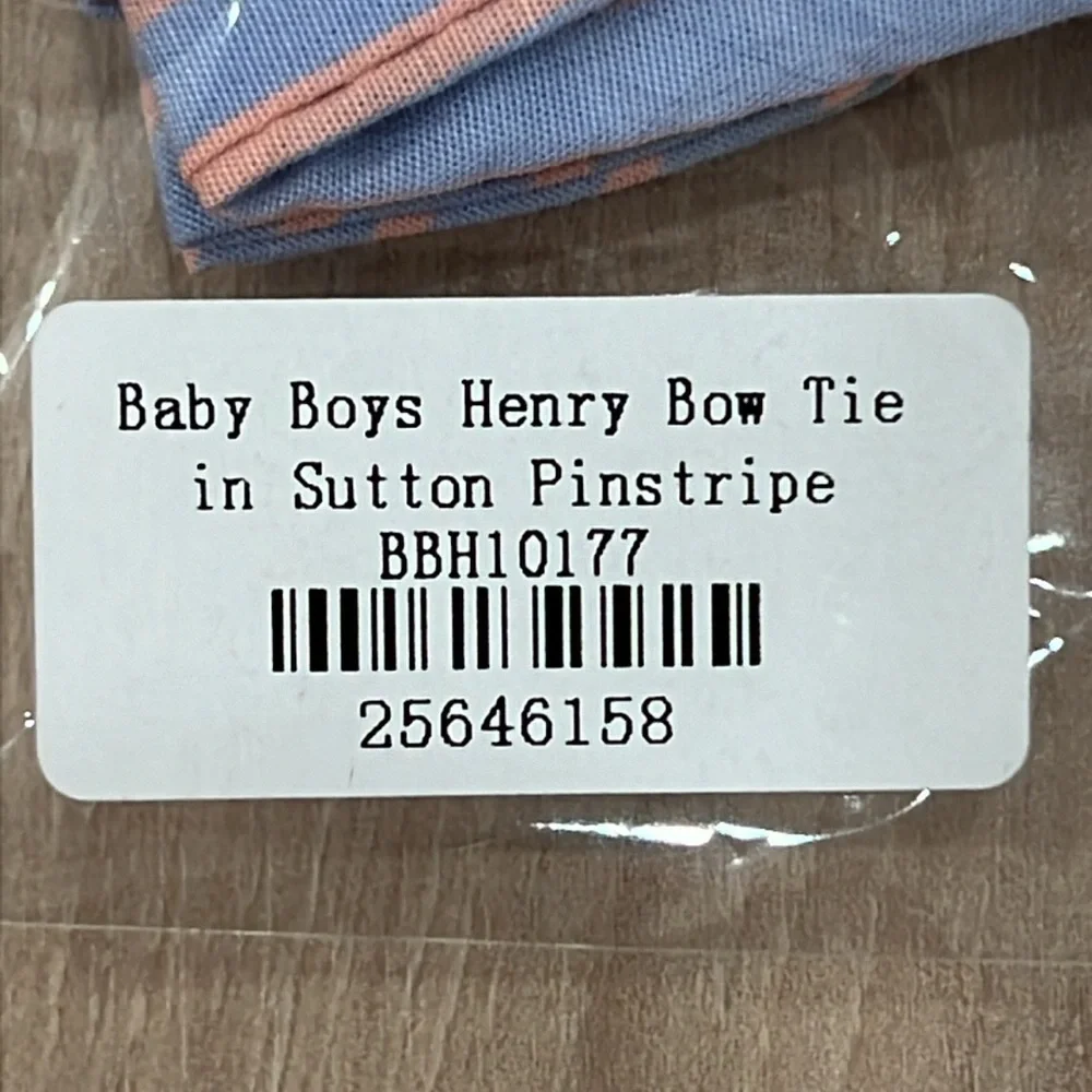 IVY CITY CO BABY BOYS HENRY BOW TIE IN SUTTON PINSTRIPE